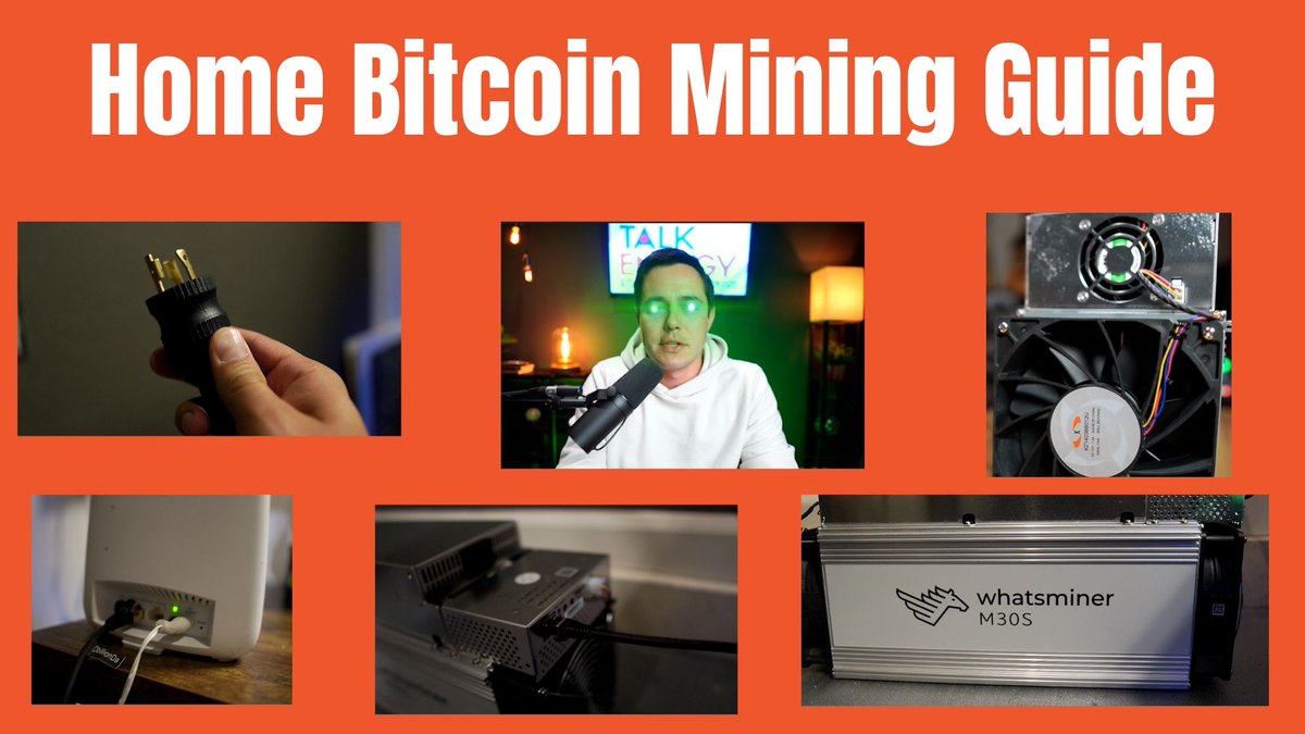 max_gagliardi's tweet photo. HOME BITCOIN MINING GUIDE IS UP! 

👇👇👇
https://t.co/y78HUbUEmD 

In this video I walk through setting up a home bitcoin mining operation step-by-step with links to the resources in the video description

Please retweet &amp; share! 

Subscribe to the podcast! https://t.co/U3MrDbWEZW