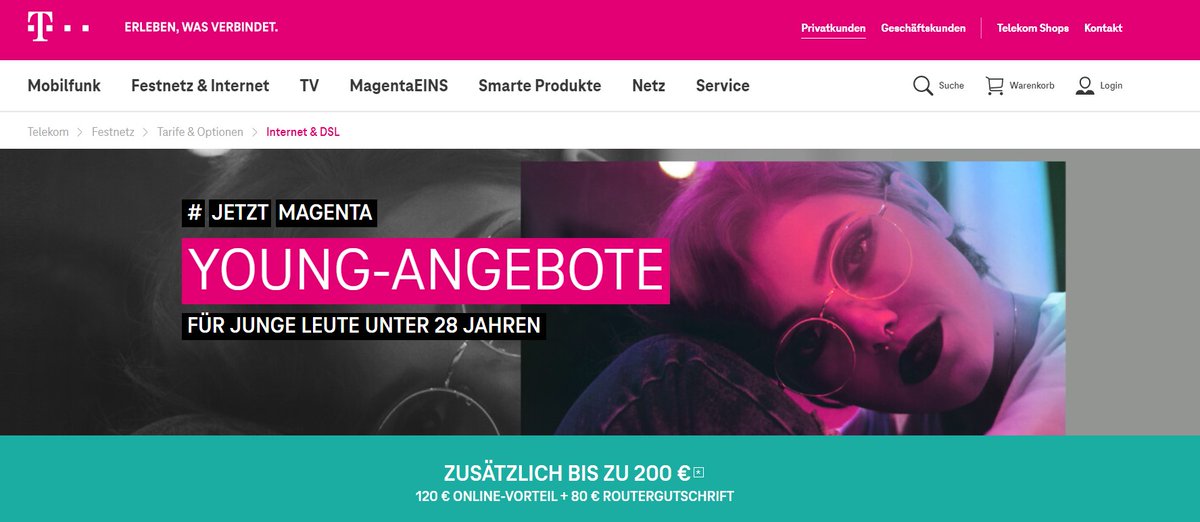 JudithSchaf's tweet photo. Thanks #Telekom. Apparently I´m not young anymore. 
(Translation: for young people under 28) https://t.co/OQeo8gSrvr