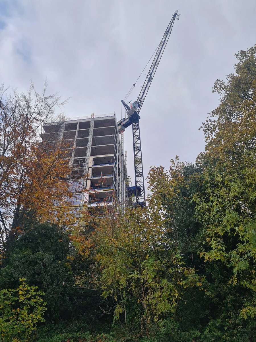SheffieldRising's tweet photo. Facade work is underway at Hallam Towers #sheffieldissuper https://t.co/GNShK4sHDH