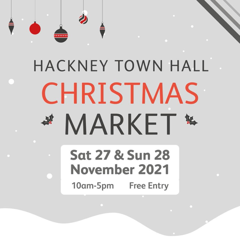 HackneyVenues's tweet photo. Our annual Christmas Market is back and this year in Hackney Town Hall!! There is a great range of unique local exhibitors offering the perfect stocking fillers 🎁 We have mulled wine, mince pies and a surprise special guest...Come down and say Hello!🎄#hackneyvenues https://t.co/ErTzTLJVBl