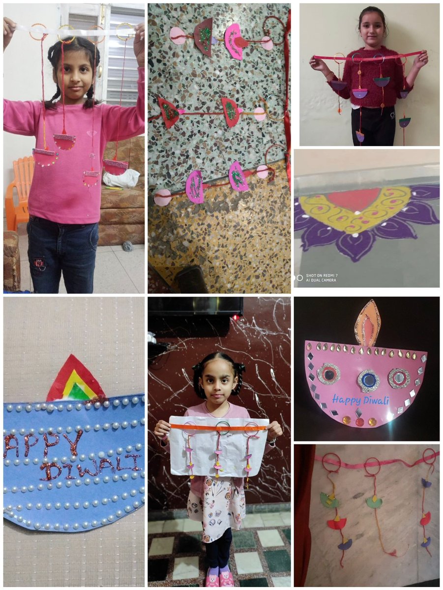 NishuJoshi16's tweet photo. Happy Diwali to everyone 🎉🎉🎉🎉🎉🎉 Diwali celebrated by Grade II-A by giving speech, recite poems, thoughts and many more things. Diya decoration and toran making activity has been done in the class. @raminde94301780 @Prabhjo60556013 @STSWSRAJGOMAL @cbseindia29 @MicrosoftEDU https://t.co/LSgpWz3F5y