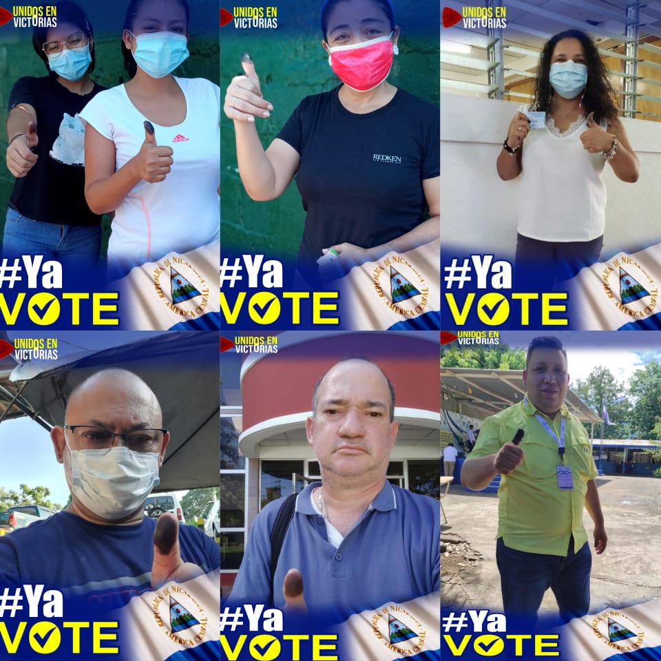 #EleccionesSoberanas2021 || Población nicaragüenses sigue ejerciendo su derecho al voto en estas Elecciones Soberanas 2021.

#TodosJuntosVamosAdelante 
#UnidosEnVictorias