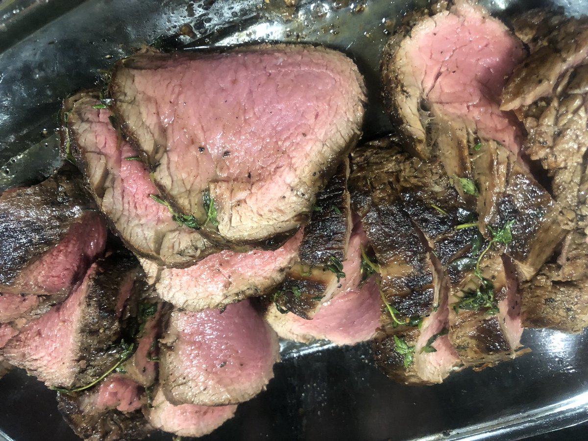 chrishofmeyr's tweet photo. Crowd pleaser fillet finished with thyme-infused butter #ratemybraai https://t.co/cUWCplezCr
