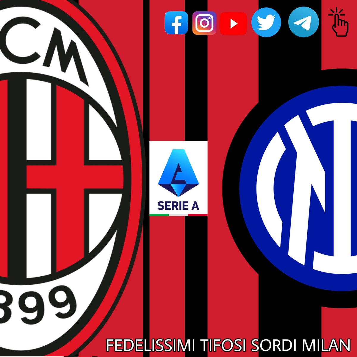 ftsmilan's tweet photo. 07/11/2021 20:45
Stadio: SAN SIRO (Milano)
Arbitro: DANIELE DOVERI
Diretta: DAZN
@acmilan @Inter @SerieA @DAZN_IT #MilanInter #ACMilan #Inter #SerieATIM #SerieA #DAZN #DerbyMilano #Derby #DerbydellaMadonnina #ForzaMilan #SempreMilan 🔴⚫ https://t.co/Hw6hhuKDO0