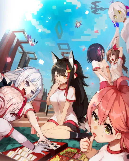 今年も最高の運動会でした!
 #miko_Art  #みおーん絵 #gawrt #graveyART 
#soraArt  #AZKiART  #galaxillust 