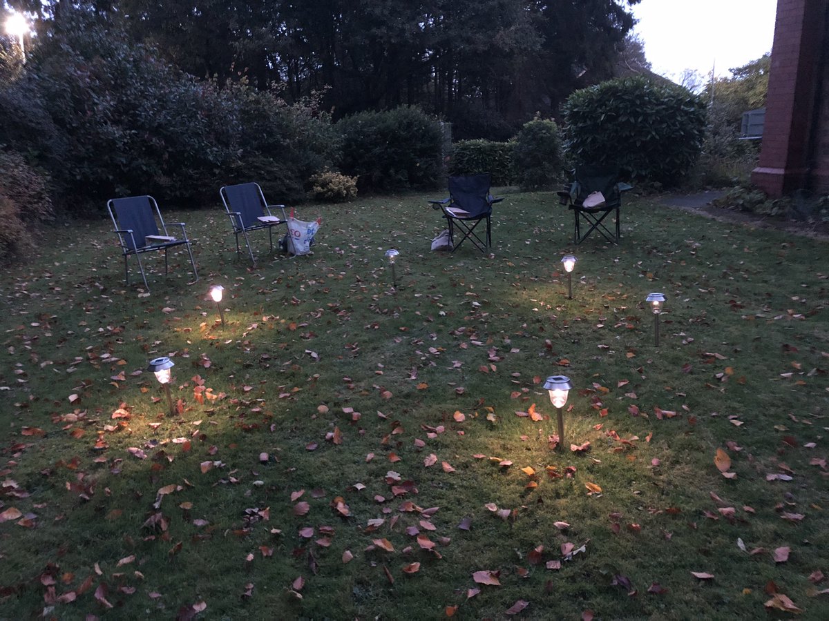 A lovely prayer filled time at forest church this evening for our COP26 Vigil, and very atmospheric as the darkness set in. Next month - Carol’s by candlelight, why not come and join us. #ForestChurch