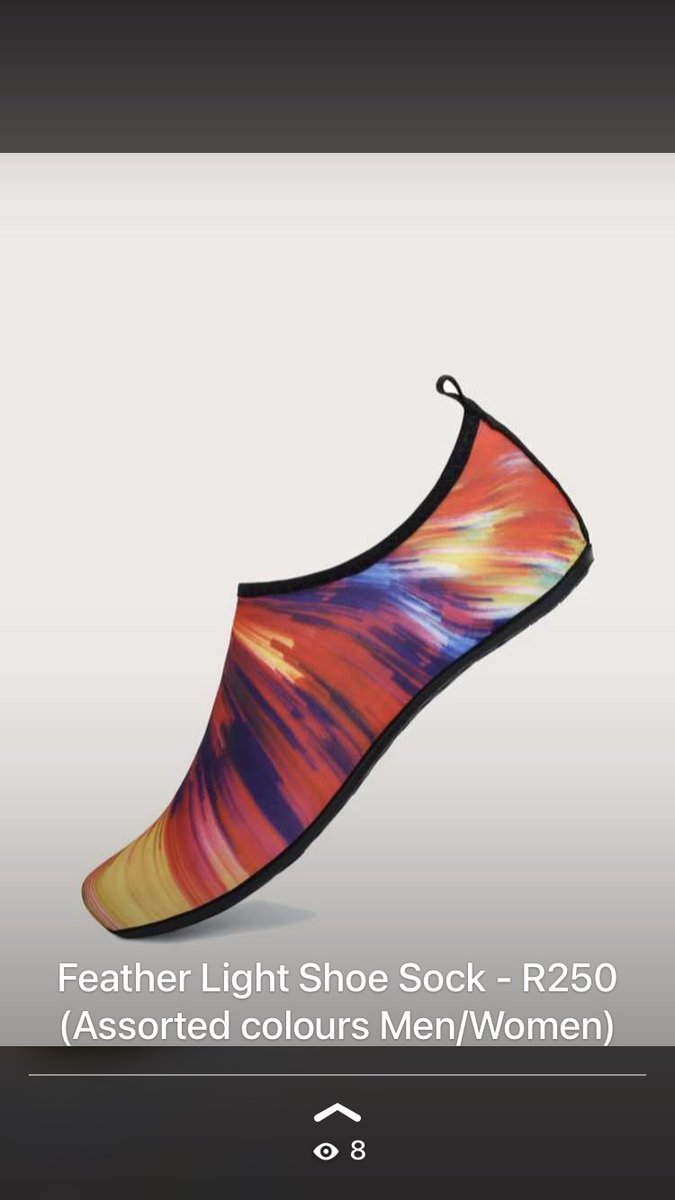 Mase53876585's tweet photo. #idolssa #Kevin #berry 
Light feather Sock Shoe 
Versatile for streetwear &amp; Swimwear/Aquatics 

DM me for Orders &amp; prices https://t.co/i3fa5jXiKa