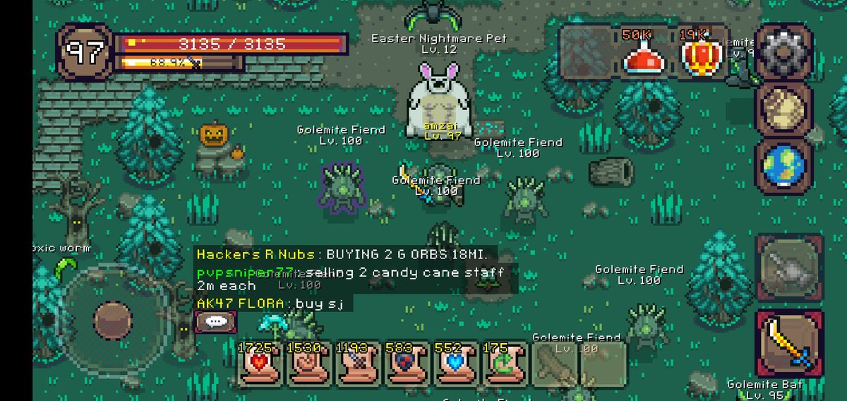 biticecreams's tweet photo. Been playing this pixel-bit style for over 1 year, entertaining, small size RPG game, lot of online friends, huge map, thousands of items, cool weapons, Curse of Arus rulezzz! 
#pixelgame #pixelart #rpgpixel #pixelrpg #coa #curseofaros #bitpixel https://t.co/e6StmLSgEH