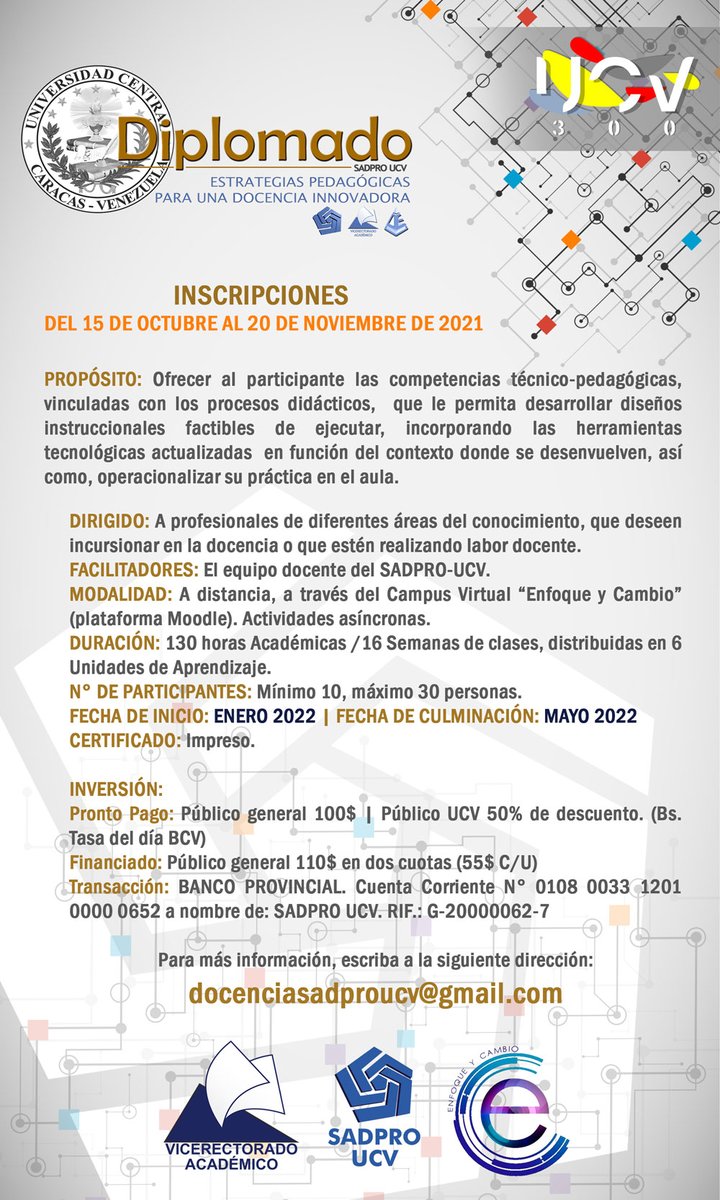 SADPRO UCV tweet media