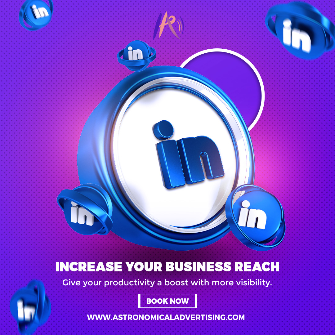 AstronomicalAdv's tweet photo. If you’re looking to grow your business, attract new talent, and build your brand, LinkedIn marketing can be a game changer. LinkedIn as a fantastic business marketing tool. It has the capacity to generate leads, build brand awareness, establish partnerships. #SocialNetworks https://t.co/Bf5MhCS7uj