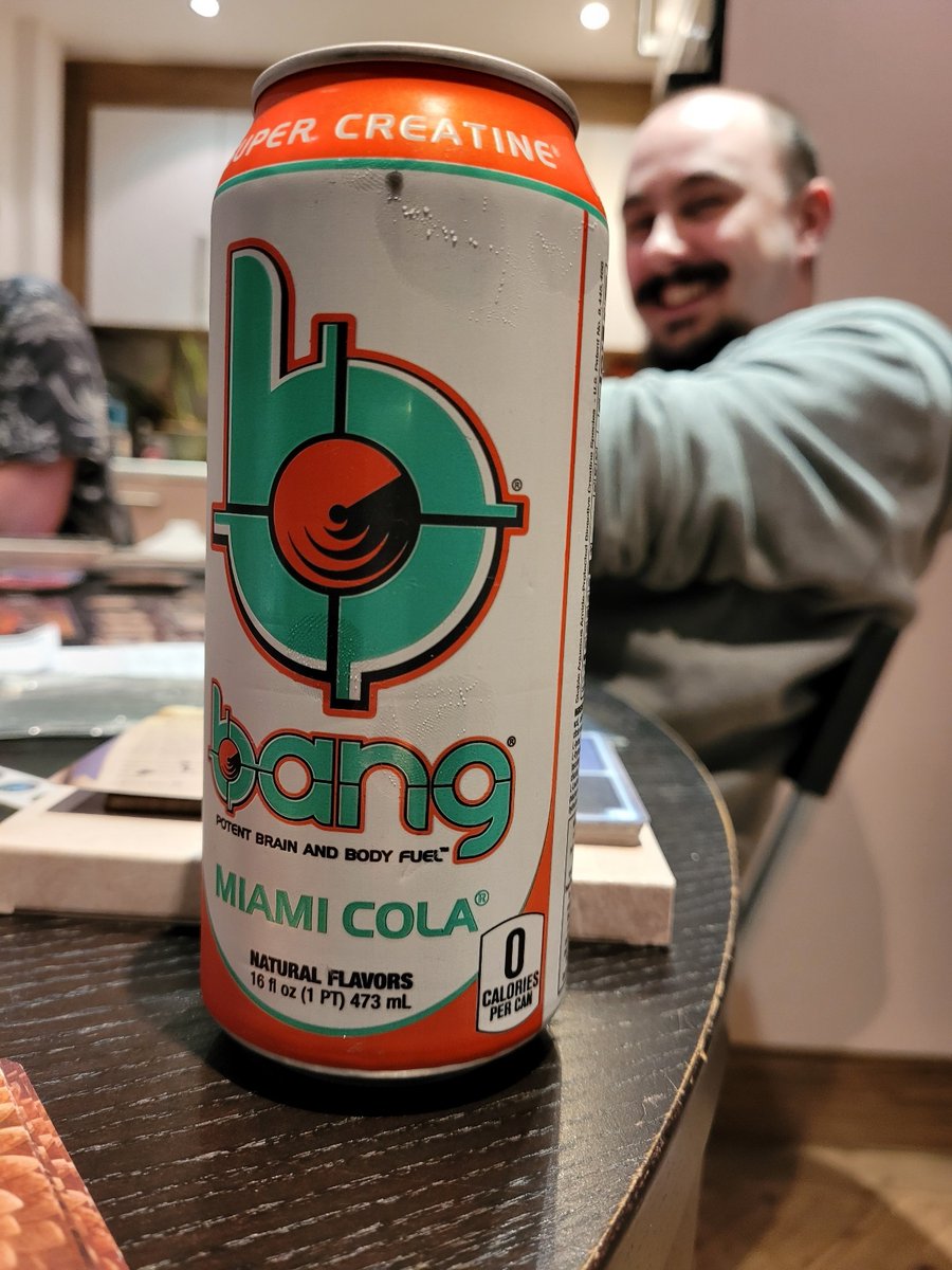 MLGesus_TV's tweet photo. Another try at bang! Went for a more normal flavour this time.
Come and see what I think of it at 730PM! We are carrying on the Man at Medan story with viewer voting. (Lets finally kill Alex 😈)
Link is in the bio!
#twitchstreamer #bangenergy #miamicola #manatmedan #fuckalex https://t.co/Q8Ttg5bYy4