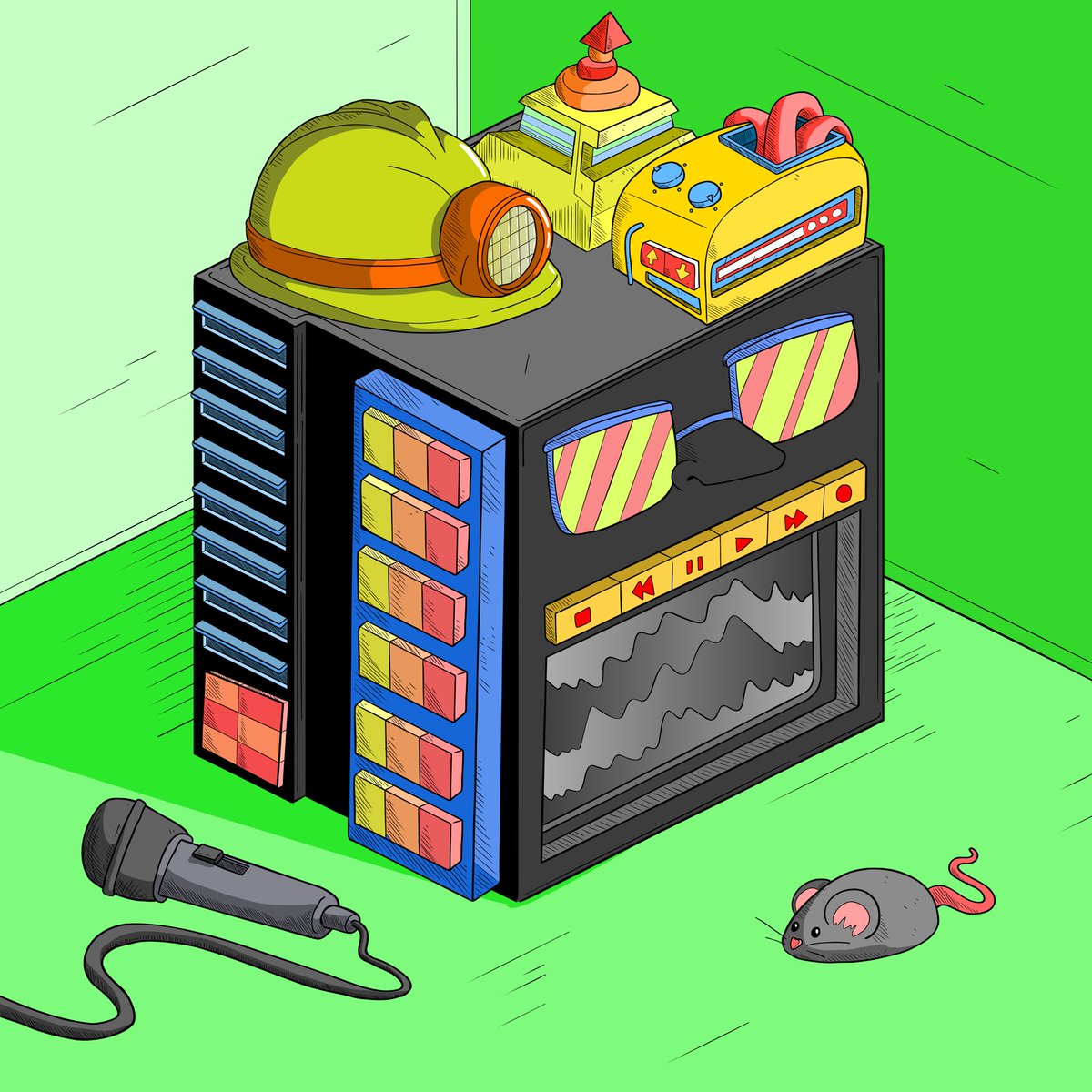 nft_al's tweet photo. @SnoopDogg Yo Snoop you have to check out @BMC_NFT and the artwork by Ed! 

These babies are based off BTC miners and look so different in their own way I struggle to imagine any not looking rare 👀 

Each one has its own crazy personality! Can’t tell me you’ve seen any like this!  🔥💯 https://t.co/186lB2DoF4