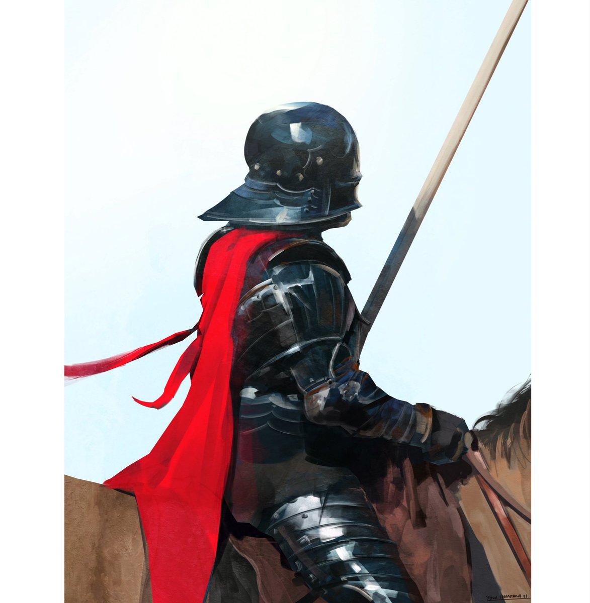 yogisoelastama's tweet photo. Painting study #art #artwork #digitalpainting #painting #knight #illustration #digitalart https://t.co/16uir0LyiS