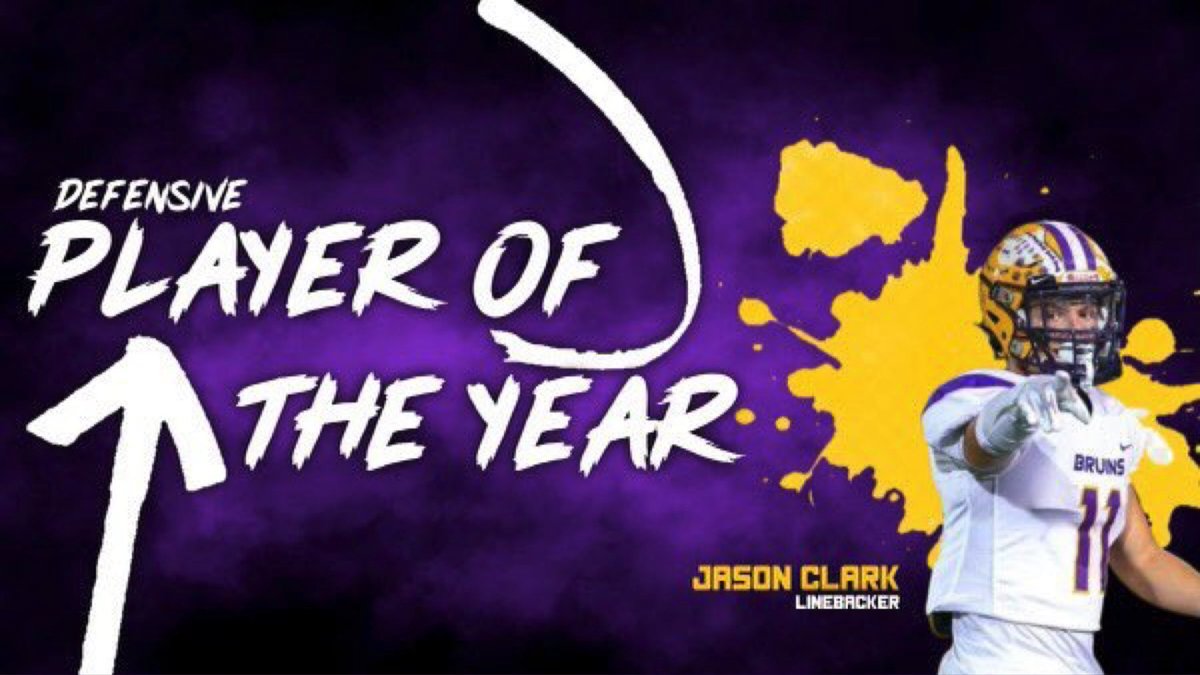 JasonClark2003's tweet photo. Blessed and honored to have received DPOY! Thank you to my coaches and teammates, could not have done it without them! https://t.co/npVDPuKgW2