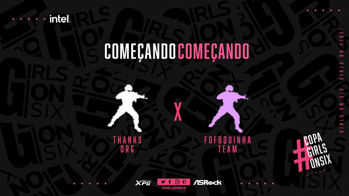 GirlsOnSix's tweet photo. NOVO COMEÇO?

#ThanksORG e #FofoquinhaTeam precisam da vitória para se redimir do dia de ontem. Para isso terão de contar com o aprendizado que tiveram e MUITA BALA!

#CopaGirlsOnSix https://t.co/SHdfcqKuZV