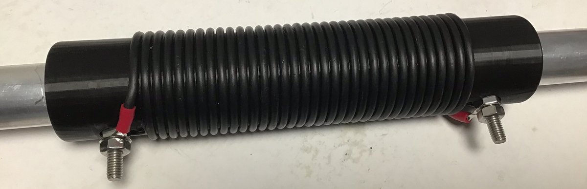 f8asb's tweet photo. Self pour dipôle rotatif montée 👍,il restera à mettre un tube fibre entre les 2 tubes alu et de la gaine thermo après les tests. #F8CED #dipole #antenna #rotarydipol #hamradio #radioamateur #amatradio https://t.co/fzAteQb9Fb