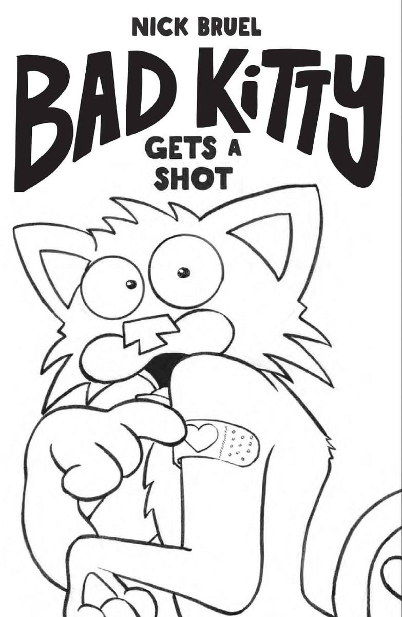 Below is a link to a FREE BAD KITTY book I created for any kids who might be hesitant getting a vaccination.  Please share.

badkittybooks.com/books/bad-kitt…