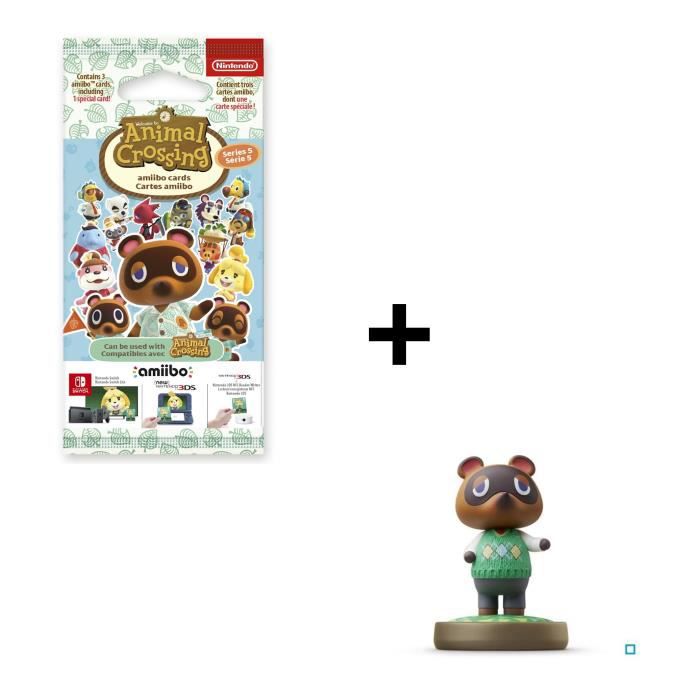 Alert&Go on X: Paquet de cartes amiibo Animal Crossing Serie 5 + Figurine  amiibo Tom Nook à 19,99€ ! ➡️    / X