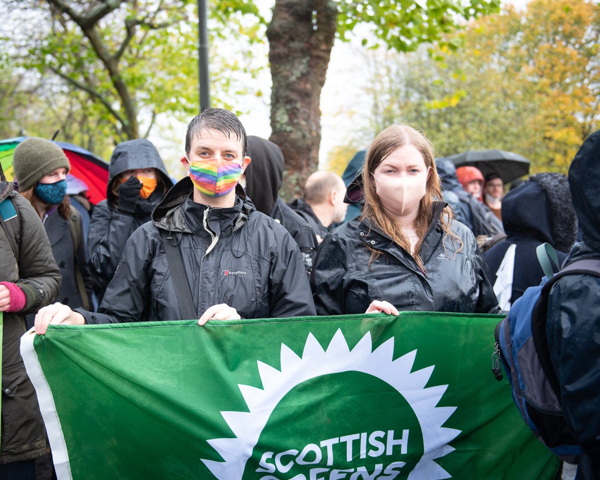 scottishgreens's tweet photo. No time to waste! #COP26 ✊🌻 https://t.co/mxazCi78Og