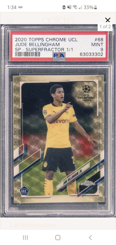 colinpatrick13's tweet image. This beaut just went live on @GoldinCo  Wish me luck 🙏🤞 Check it out! 🚀🔥😍

RT's appreciated!! TIA

goldin.co/item/2020-21-t…