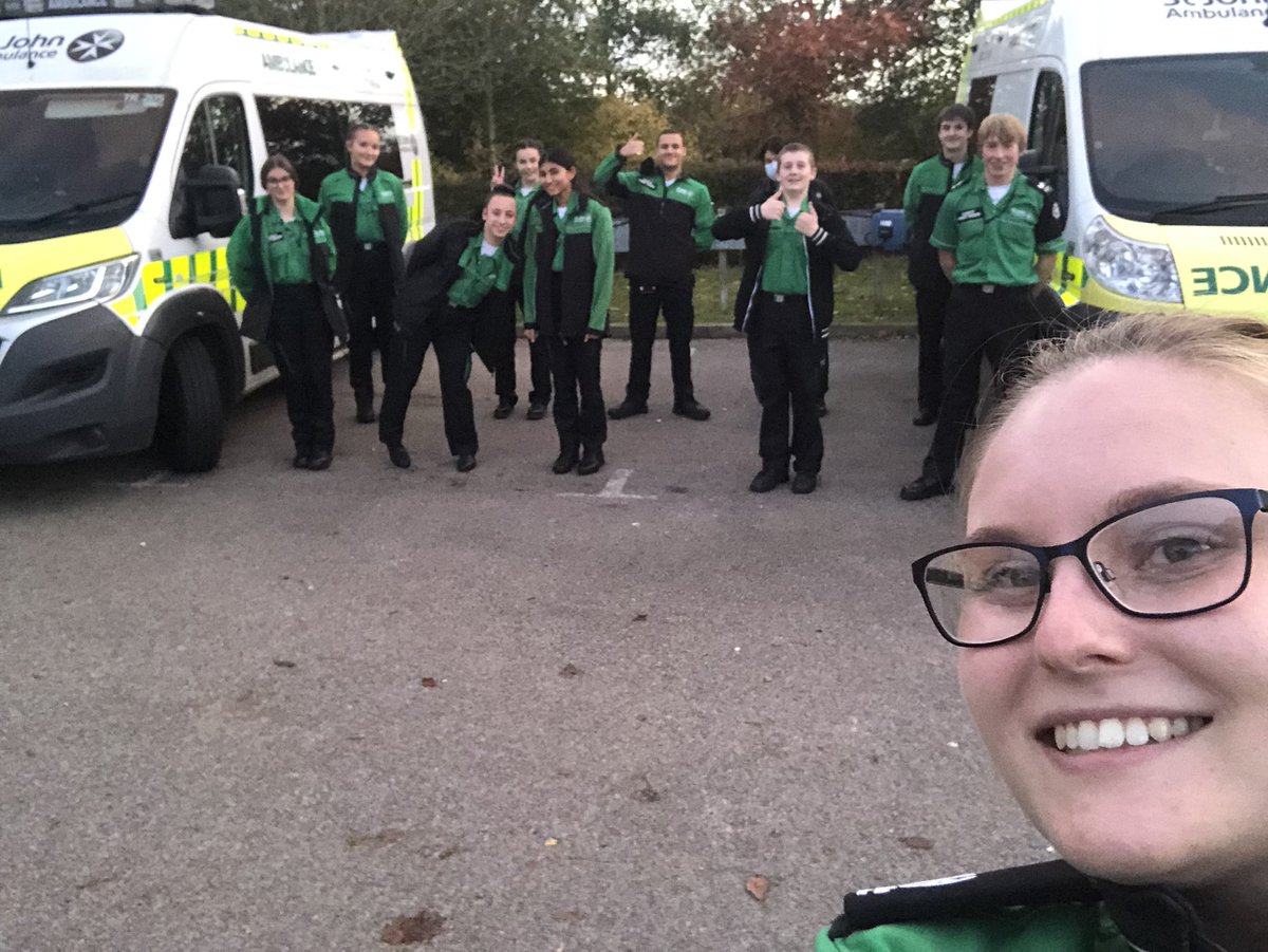 SJANorfolk's tweet photo. Fantastic day today with our awesome young people!. 
Well done to Toby (Sprowston and Old Catton Cadets) who is our new Cadet of the Year and Millie (King’s Lynn) who is our new Deputy Cadet of the Year. #TeamNorfolk https://t.co/MmZyA6aGTn