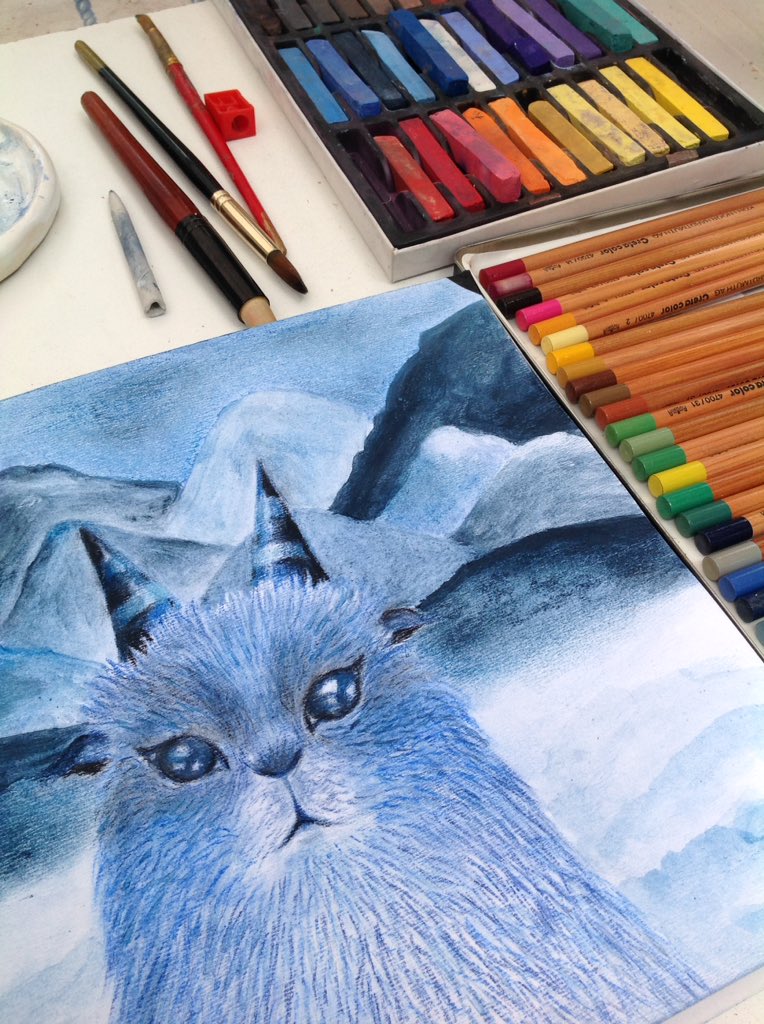 lalelobos's tweet photo. Hoy utilicé tiza pastel en mi dibujo.
 Es una bestia que vive en el pedemonte.
 #bestiario #tizapastel #dibujo #arte #mendoza #lujandecuyo https://t.co/g9px7EFFDg