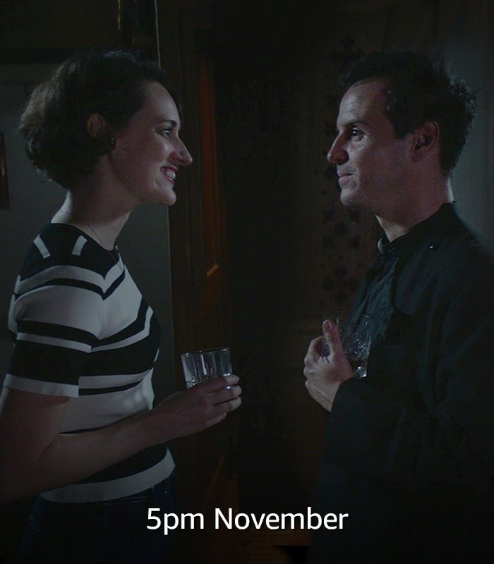 PrimeVideo's tweet photo. Daylight Saving Time is just the universe giving you some mood lighting 😉 https://t.co/O1XH1PFvrg