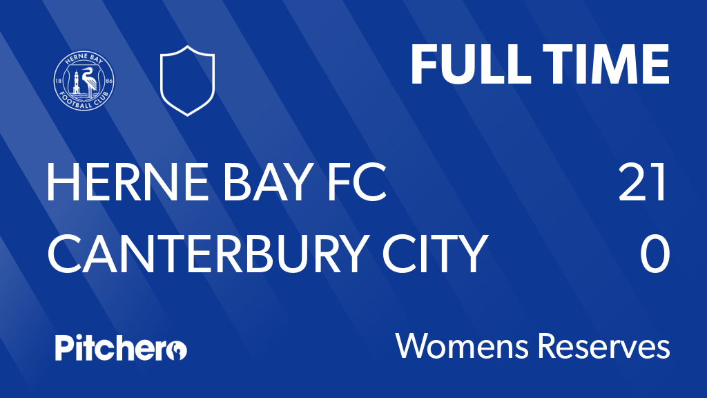 HerneBayFC's tweet photo. FULL TIME: Herne Bay FC Women Reserves 21 - 0 Canterbury City
#HERCAN #Pitchero
https://t.co/Qzi6h7yZ1C https://t.co/w1NEPwcAbP