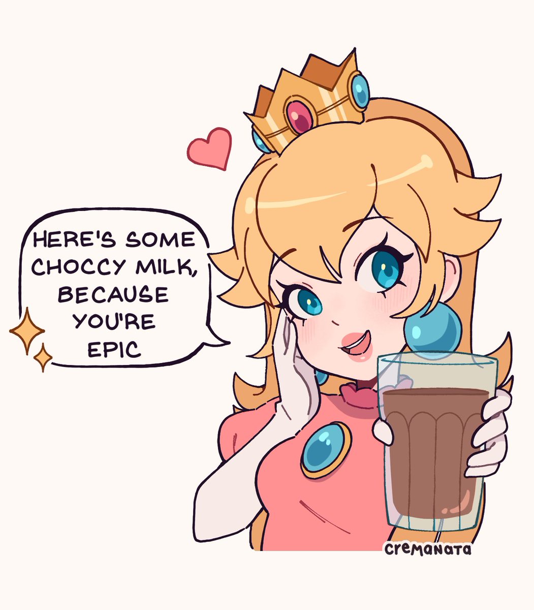 go ahead and grab your choccy milk ๐ซ
#nintendo #supermario #princesspeach #princessdaisy