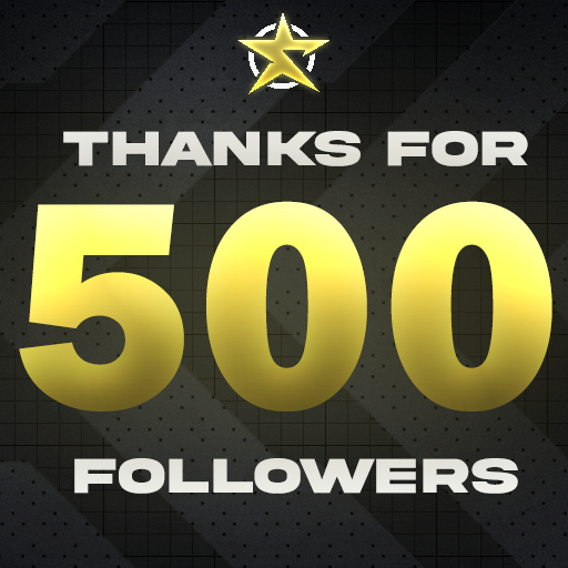 StriveGM's tweet photo. We want to say thank you to all of you for 500 Followers on twitter❤️

#StriveToTheStars💫 https://t.co/jkx3kjJ53d