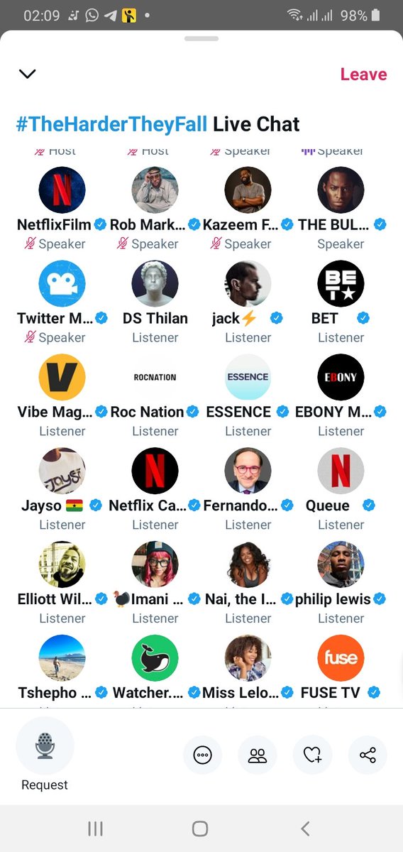 dtthilan's tweet photo. @mizzy_mikej @noreaga @sc @jack @ElliottWilson @NetflixFilm @deoncole @Twitter @bestof7podcast me was there But it's hard to hear😝 https://t.co/eY5ZJJ02UJ
