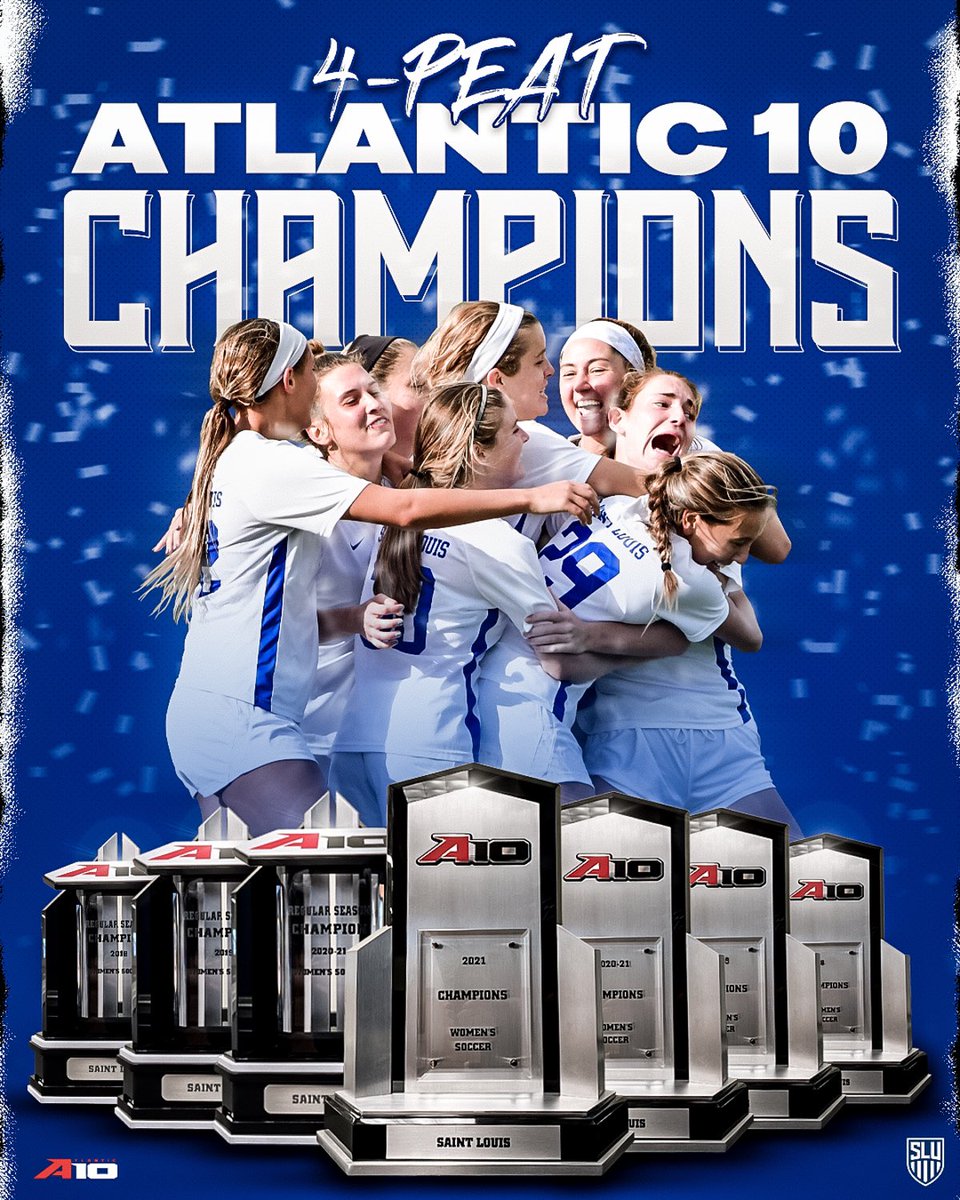 The Billikens are Back-to-Back-to-Back-to-Back A-10 Champions! #4peat