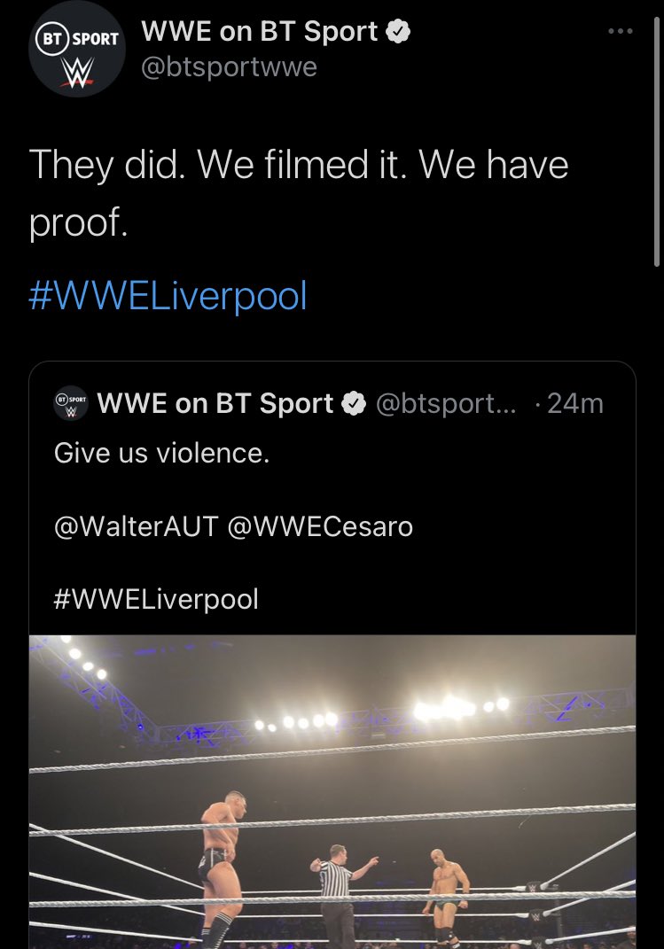 MenWrest's tweet photo. THEY FILMED IT LETS GOOOOOO https://t.co/ssV436Q6jH