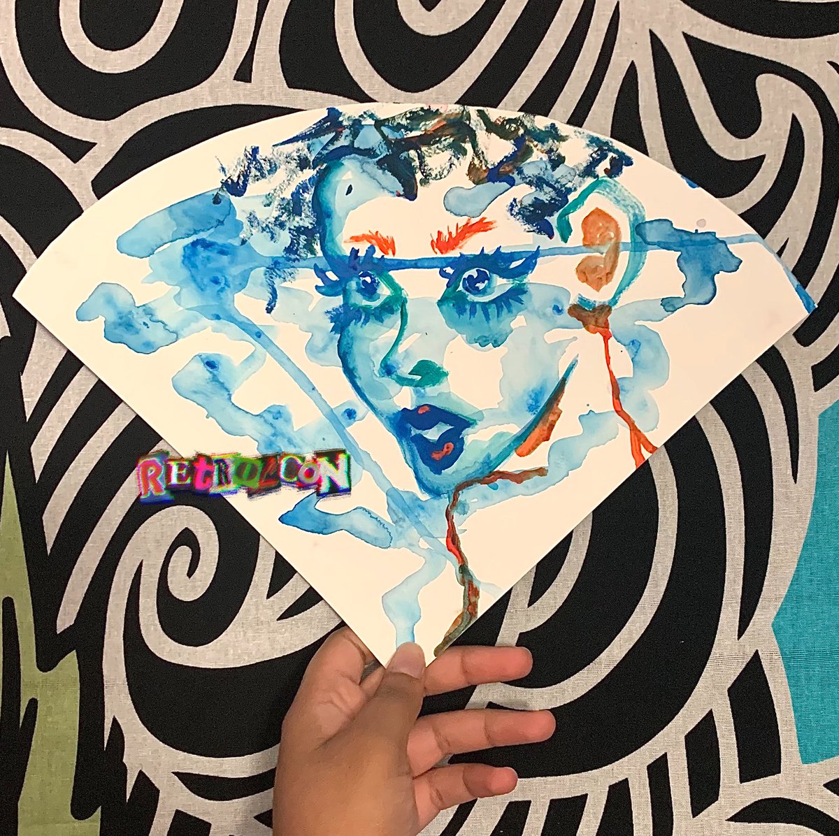 Retroloon's tweet photo. Get into it🗣 
#watercolorpainting #gouchepainting #painting #retroloonpng #art #artdaily #share #like #explore #artist #paintingwhileblack #dominican https://t.co/GuJx1cXC8b