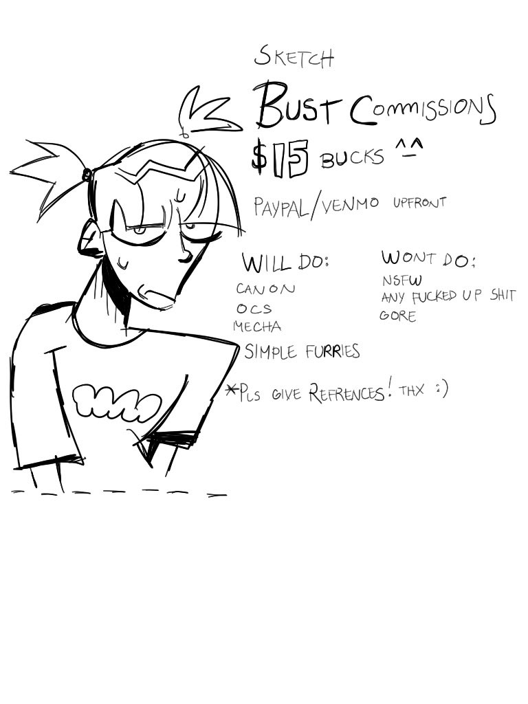 commissions are back open! I've got 6 slots open dm to claim one 