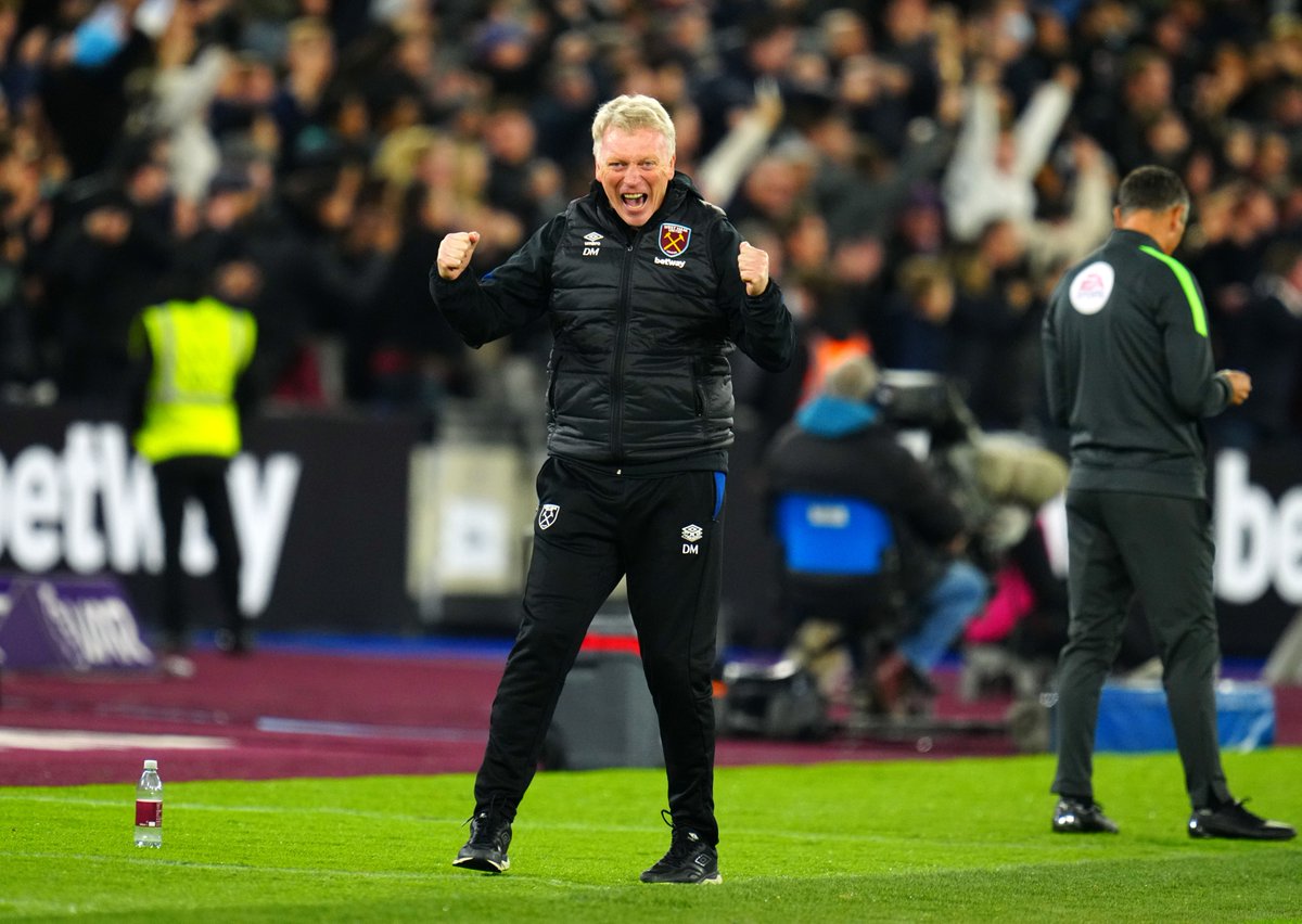 WestHam's tweet photo. David Moyes' Claret and Blue Army. https://t.co/dtleu6RVT8