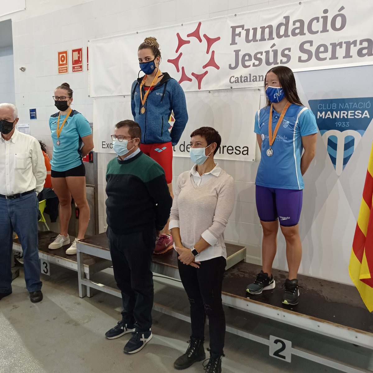 cngranollers's tweet photo. 🏊‍♂️ 🏊🏻‍♀️Finalitza el Trofeu Fèlix Serra Santamans celebrat a Manresa on els nostres nedadors i nedadores han fet molt bons resultats!

▶️ En destaquem:
🥉Hector Morales 400 estils
🥉Alba Garcia 50 esquena
🥈Estel Xuan Galo 200 papallona

#CNG #CNGranollers #CNGNatació https://t.co/n8UqLDloh3