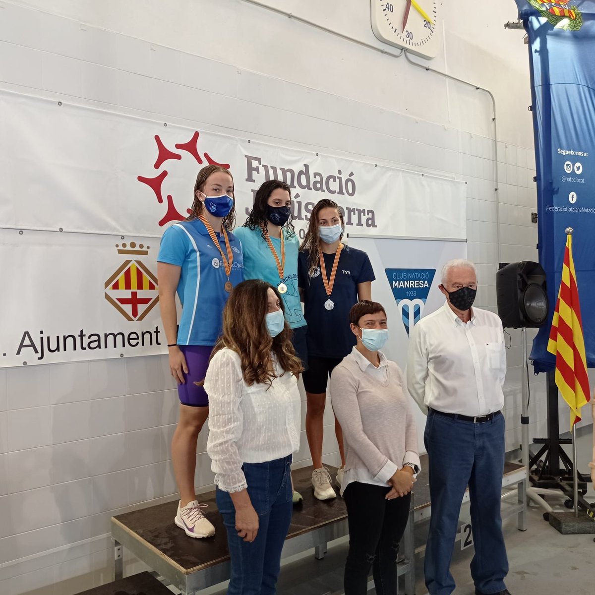 cngranollers's tweet photo. 🏊‍♂️ 🏊🏻‍♀️Finalitza el Trofeu Fèlix Serra Santamans celebrat a Manresa on els nostres nedadors i nedadores han fet molt bons resultats!

▶️ En destaquem:
🥉Hector Morales 400 estils
🥉Alba Garcia 50 esquena
🥈Estel Xuan Galo 200 papallona

#CNG #CNGranollers #CNGNatació https://t.co/n8UqLDloh3