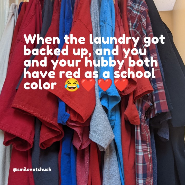SmileNotShush's tweet photo. I'm grateful we've gotten the chance to accumulate an extensive school wardrobe! ❤️❤️❤️

#teacherlife #whatthelibrarianwore #funny #laundryday #schoollibrarian https://t.co/O9t9Csc20A