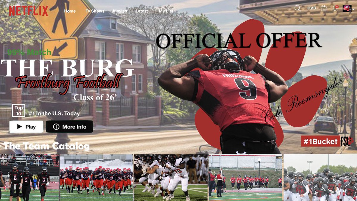 Cole Reemsnyder (@colereemsnyder) on Twitter photo Blessed to receive my first offer from Frostburg State University! I’d like to thank <a href="/CoachFahey54/">Coach Fahey</a> for the visit yesterday, and all my coaches, teammates, and family for supporting me in this journey!
<a href="/frostburgsports/">Frostburg State Athletics</a> <a href="/CoachMccants/">Coach McCants</a> <a href="/CoachBarnisky/">Coach Barnisky</a> Blessed to receive my first offer from Frostburg State University! I’d like to thank <a href="/CoachFahey54/">Coach Fahey</a> for the visit yesterday, and all my coaches, teammates, and family for supporting me in this journey!
<a href="/frostburgsports/">Frostburg State Athletics</a> <a href="/CoachMccants/">Coach McCants</a> <a href="/CoachBarnisky/">Coach Barnisky</a>