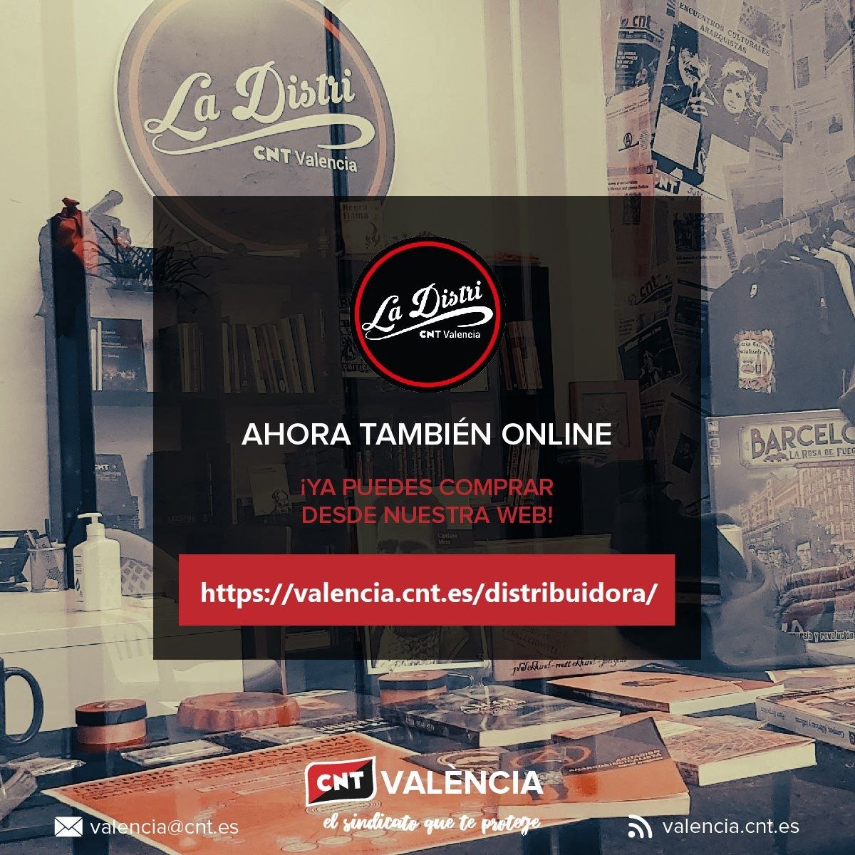 CNT_Valencia's tweet photo. 🚨Estrenamos web de LA DISTRI📚

Propuesta de HOY👇

Esta maravillosa novela gráfica del autor #JaimeMartin en #LaDistri donde la vida de Isabel y Jaime nos enseñan como, a veces, es más difícil sobrevivir en la "paz" que en la guerra. ❤️🖤✊

AQUÍ 🔗https://t.co/lsHY1KVwBk https://t.co/Ig1pKMR5DB