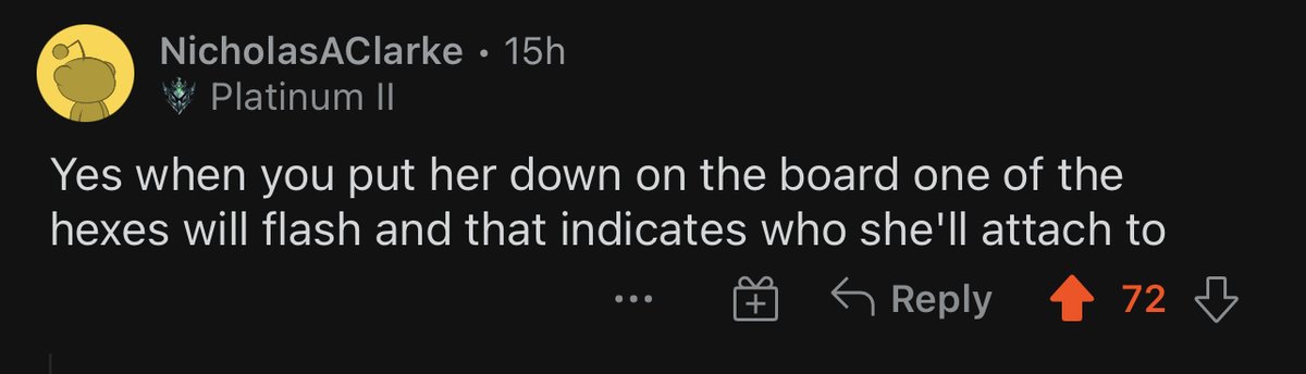 #TFT Yuumi tether priority PSA : Today I learned when you place Yuumi on the board, a hex will flash indicating to which Champion she will attach!

I've also attached a chart showing Yuumi tether priority.