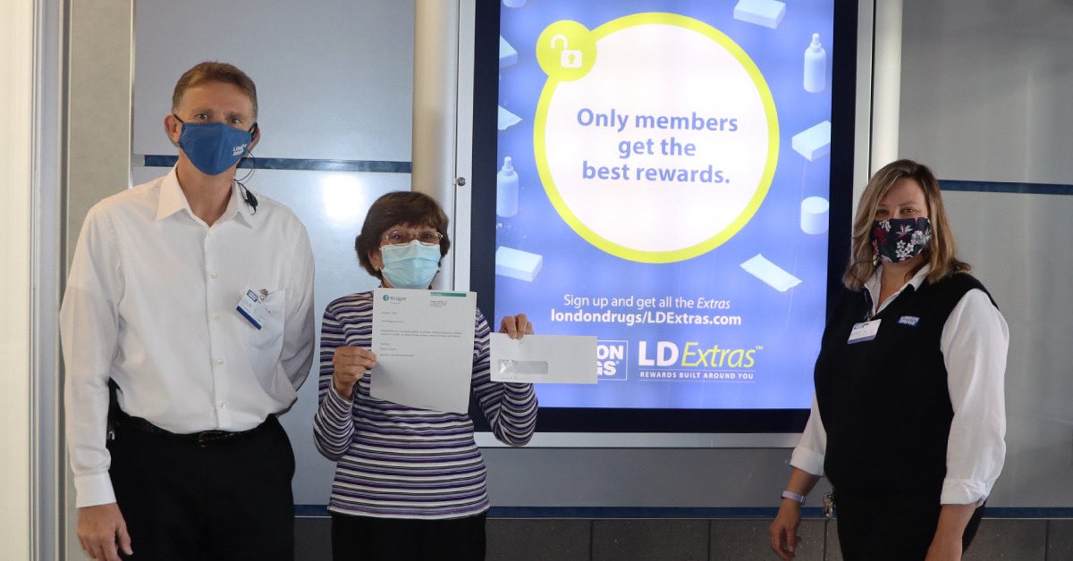 Congratulations to Margaret Prechel from Penticton BC, who won $10,000 in our Kruger LDExtras Contest! She plans to use the winnings to help her son and daughter out and also spend some on herself 😊 Join LDExtras today for offers and exclusive rewards: bit.ly/3GSX6H9
