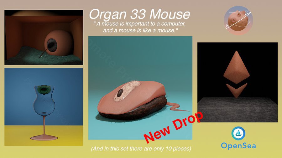 Meanisay's tweet photo. @SnoopDogg New Drop Organ 33 on @opensea
"A mouse is important to a computer, and a mouse is like a mouse" https://t.co/3R6QypsMB2