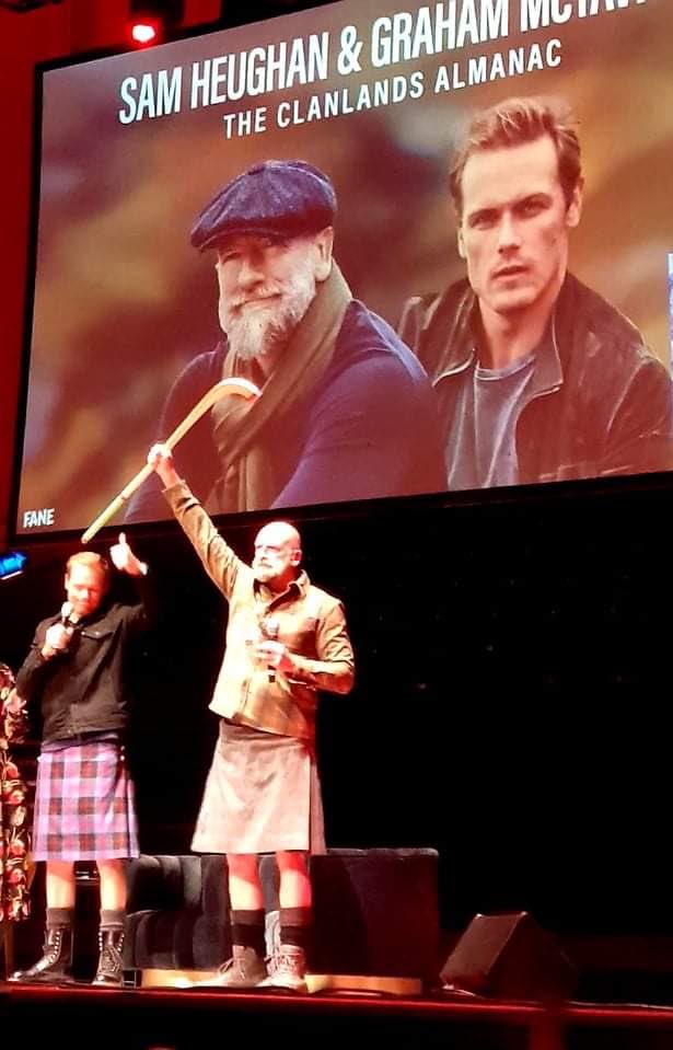 Had the pleasure to present a <a href="/taneracamans/">Tanera Camans</a>  to <a href="/grahammctavish/">.</a> today at the <a href="/theusherhall/">Usher Hall</a> with the help of <a href="/SamHeughan/">Sam Heughan</a>.We will update our shinty blog soon.
wp.me/p62D31-Xb
<a href="/InverOutlanders/">Inverness Outlanders TM</a> 
<a href="/FaneProductions/">Fane</a> 
@starzplayuk  #shinty <a href="/KelticSeafare/">Keltic Seafare</a>