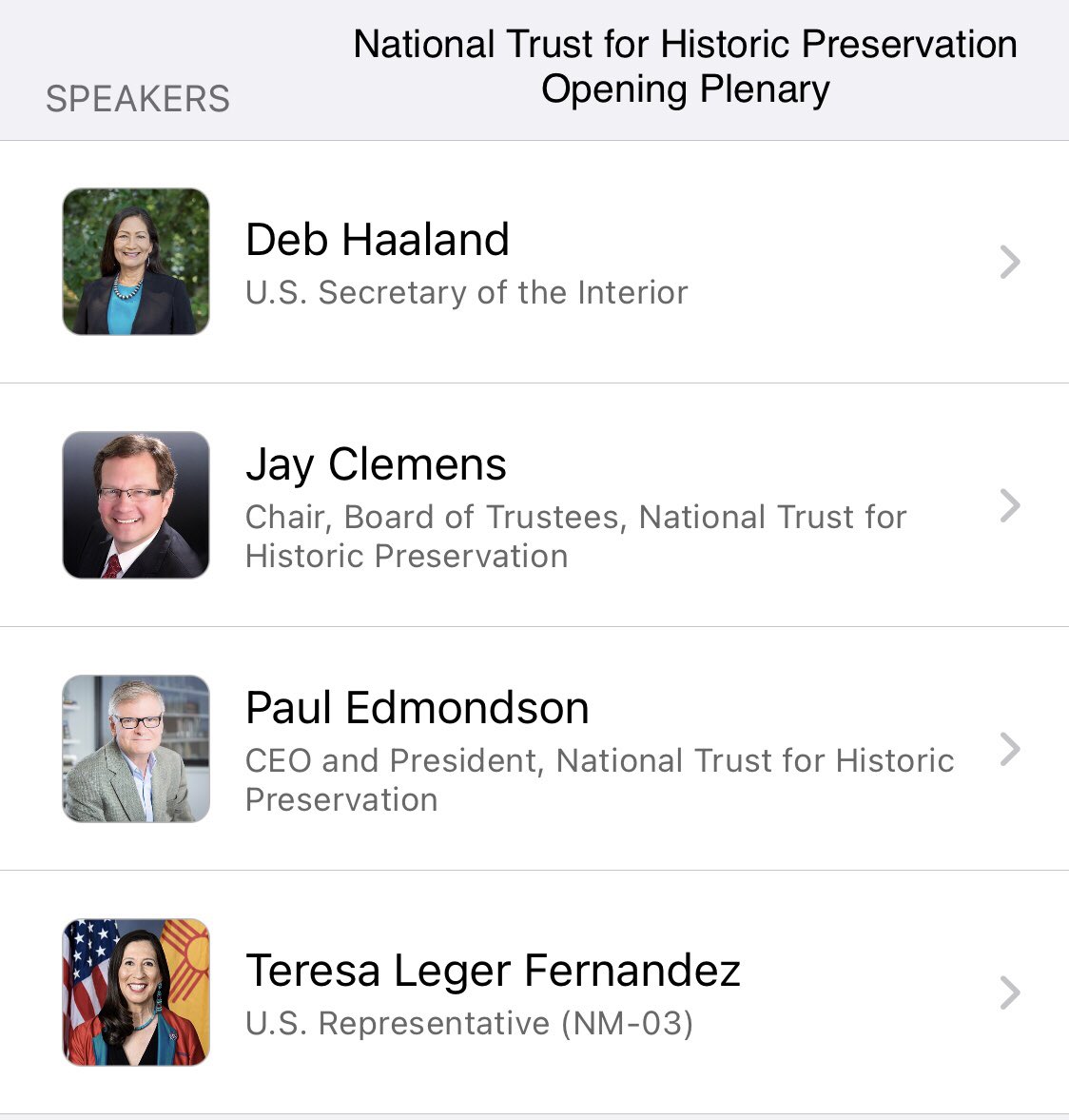 jclemensnd's tweet photo. Congratulations to the staff and attendees of the National Trust for Historic Preservation’s Past Forward conference!  It was great to see so many of you and celebrate our efforts to tell the full American story. https://t.co/Ci9yMDdVLb