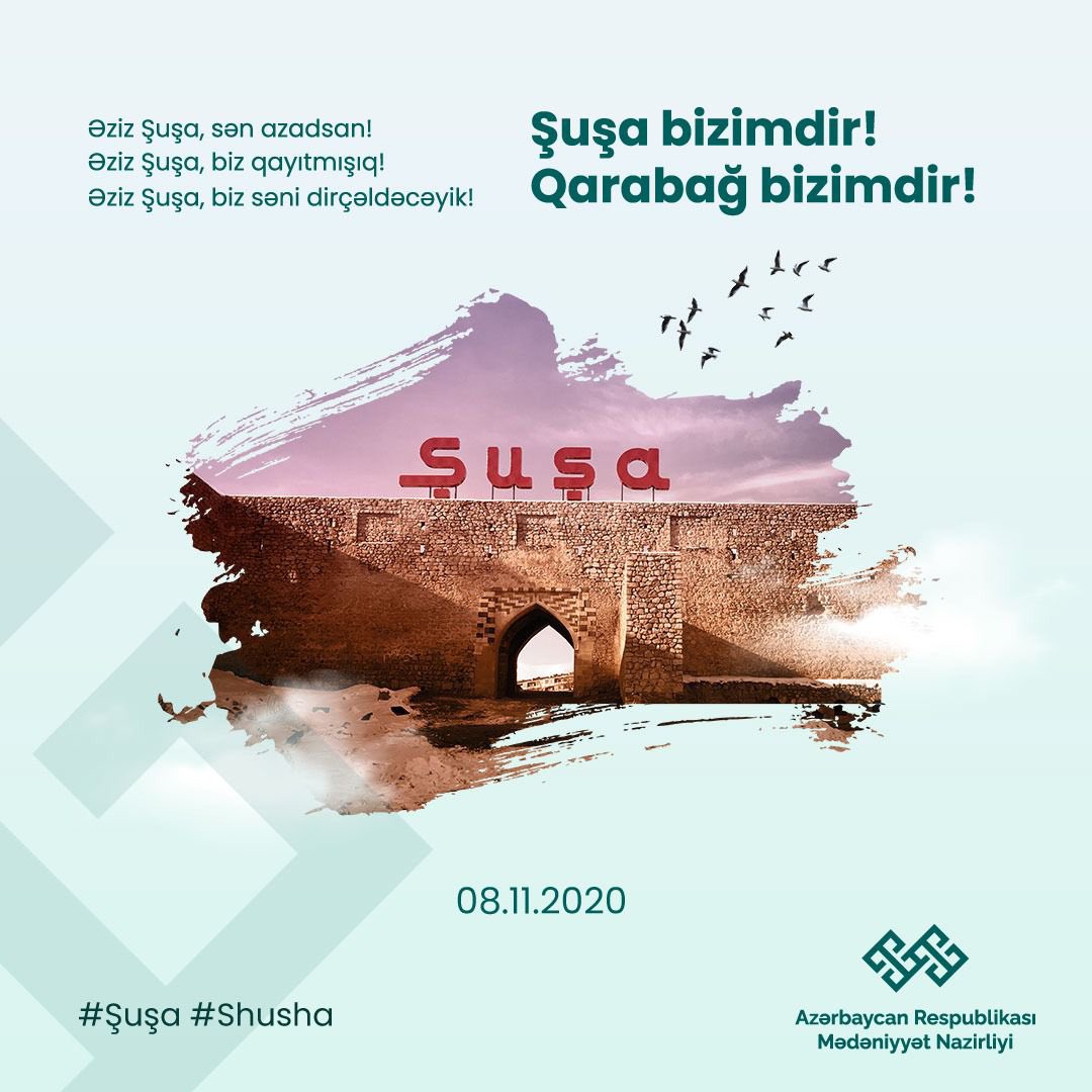 Anar_Karim's tweet photo. Zəfər Günümüz mübarək olsun! Zəfərimiz əbədi və daim olsun! Zəfərlərimiz bol olsun! #ZəfərGünü #QarabağAzərbaycandır #DəmirYumruq https://t.co/MOQ9JwnmNF