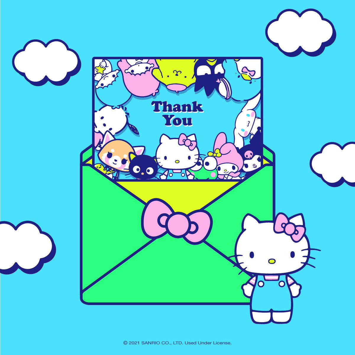 sanrio's tweet photo. In celebration of @hellokitty’s birthday month, spread a little extra kindness and connect with friends around the world, instantly, with Hello Kitty &amp; Friends online greeting cards! 💌 Send a sweet message via @paperlesspost now: https://t.co/3epiECgPGn #HelloKittyHelloKindness https://t.co/Gfs26CbfoE