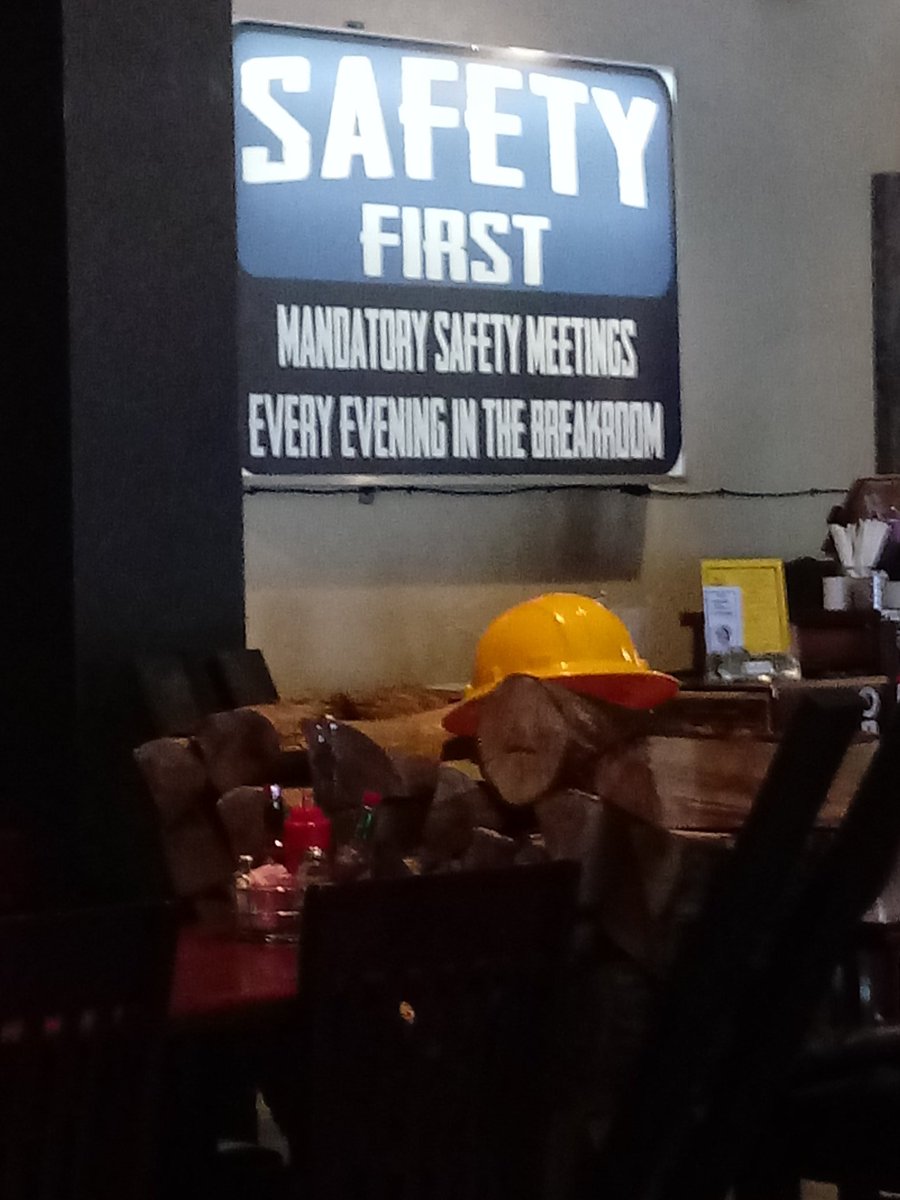 Safety meeting!