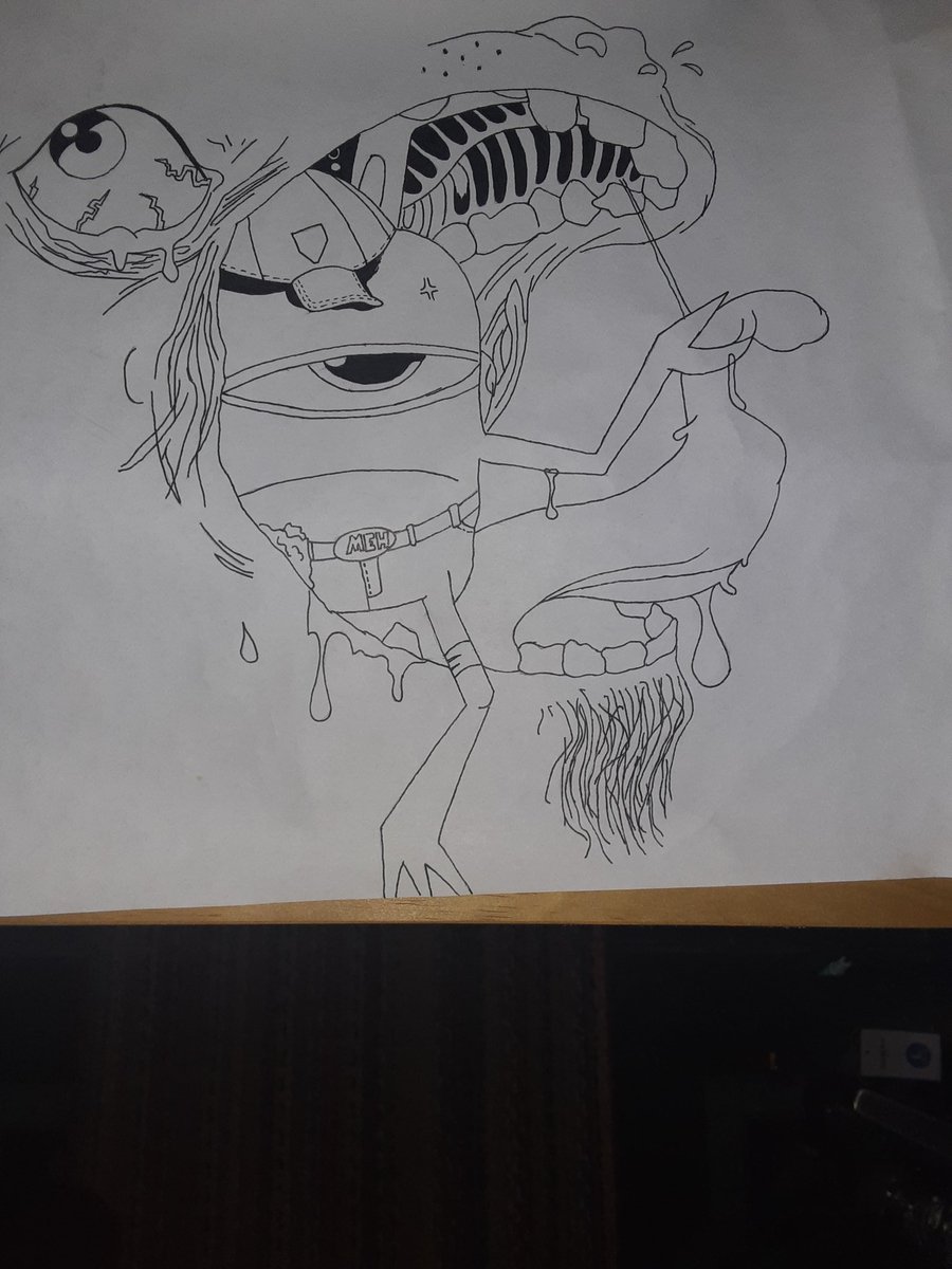 epilepticbear12's tweet photo. This took me longer than I originally thought it would but I still got it even with shaky hands 😆

#ArtistOnTwitter #artistoninstagram https://t.co/24G9XWbrAK